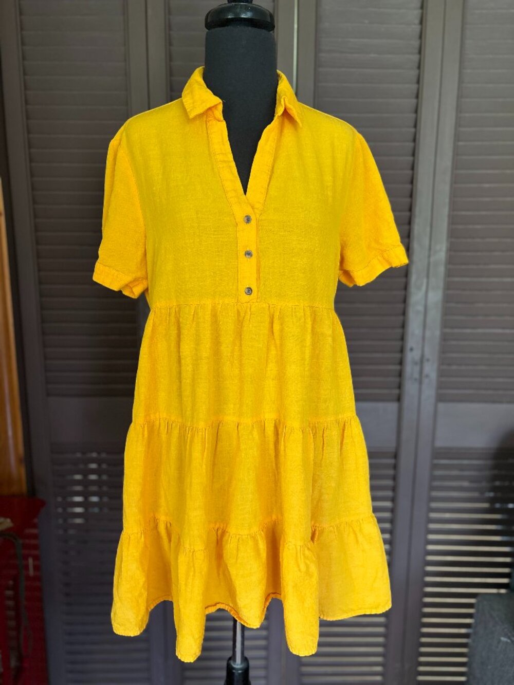 Mavi canary yellow sundress